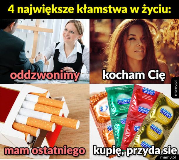 Kłamstwa - Memy.pl