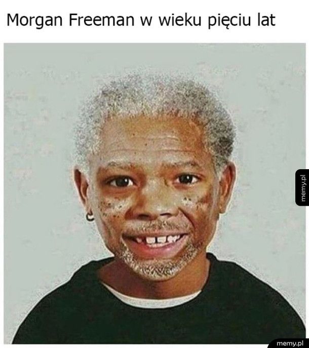 Młody Morgan Freeman
