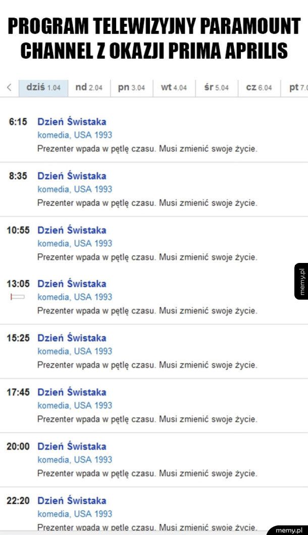 Program Telewizyjny Memy pl