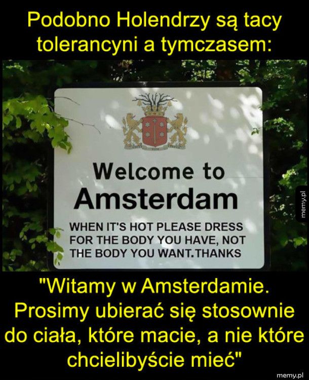 Tolerancyjni Holendrzy