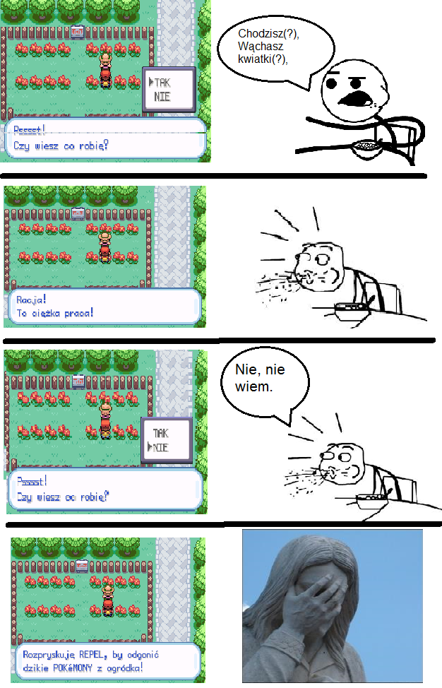 Ech, te dziwne pokemony, Nawet Jezus nie ogarnia o co chodzi.