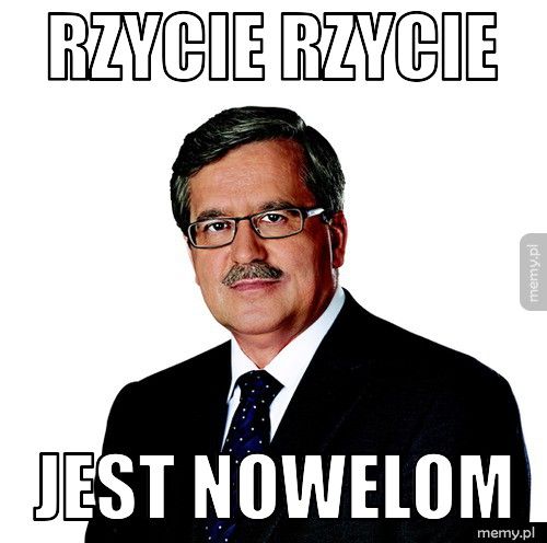 RZYCIE RZYCIE  JEST NOWELOM