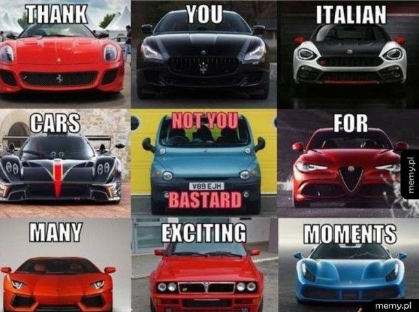 Thank you Italian Cars
