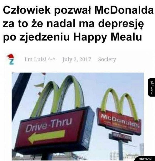 Depresja po McDonaldzie
