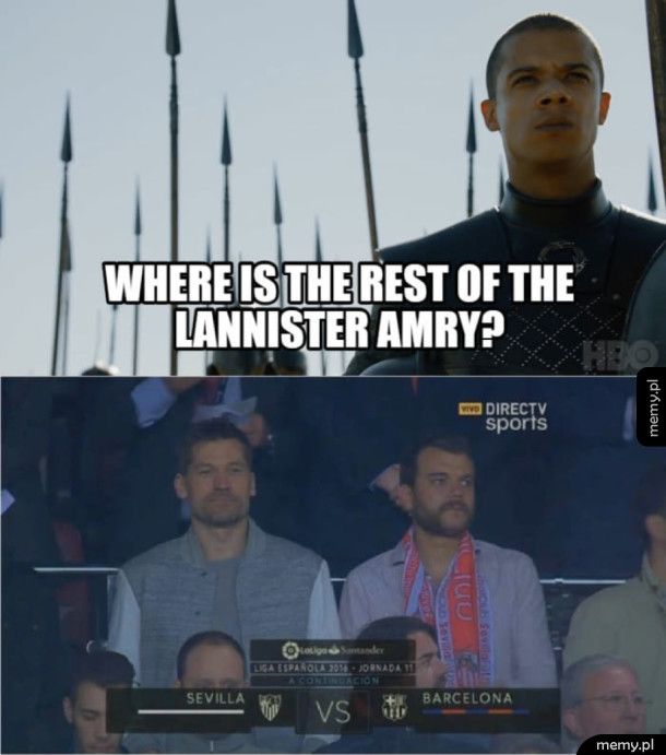 Gdzie się podziała Armia lannisterów ?