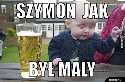 szymon  jak był maly