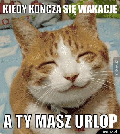 Kiedy kończą się wakacje  A ty masz urlop 