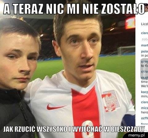 A teraz nic mi nie zostało jak rzucić wszystko i wyjechać w bieszczady