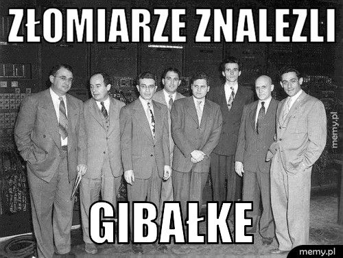 złomiarze znalezli gibałke