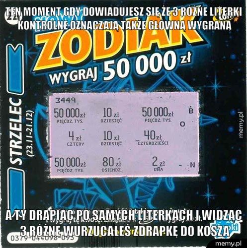 ten moment gdy dowiadujesz się że 3 różne literki kontrolne ozna a ty drapiąc po samych literkach i widząc 3 różne wurzucałeś zdr