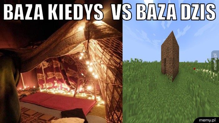 Baza kiedys  VS Baza dzis 
