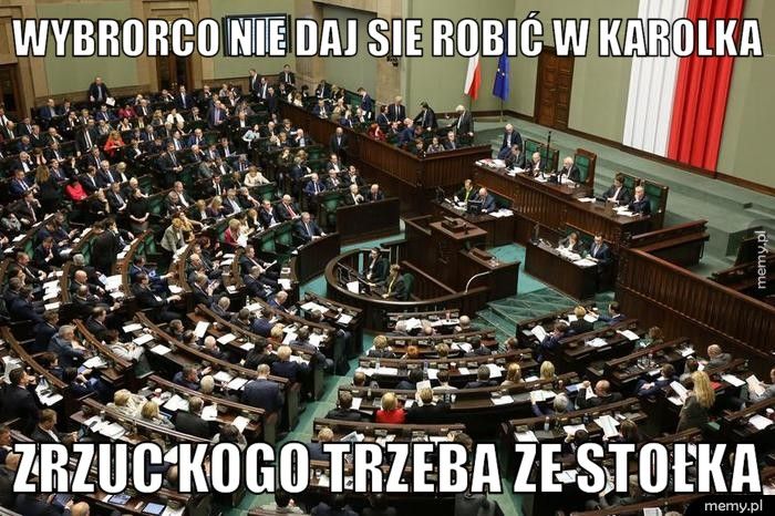 WYBRORCO NIE DAJ SIE ROBIĆ W KAROLKA ZRZUC KOGO TRZEBA ZE STOŁKA