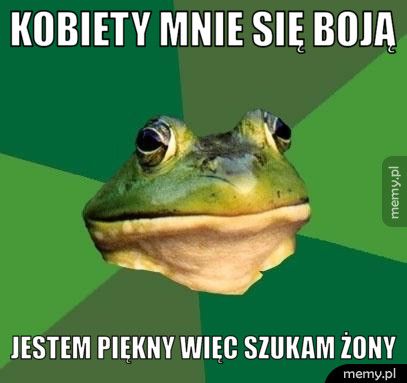 KOBIETY MNIE SIĘ BOJĄ JESTEM PIĘKNY WIĘC SZUKAM ŻONY