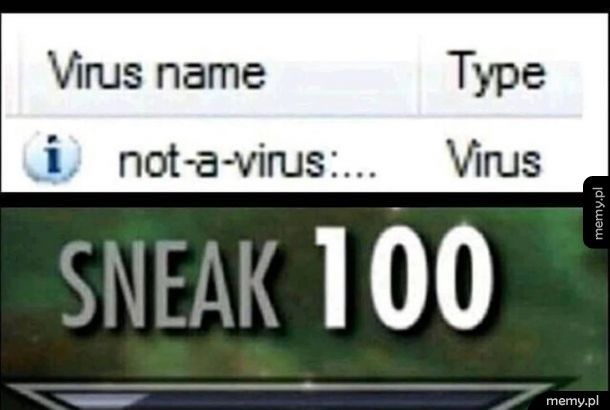 Chyba wirus, ale nie wiem