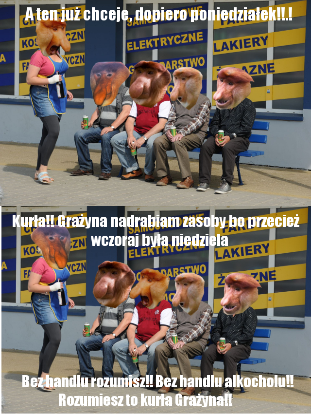 Typowy Janusz w Poniedziałek
