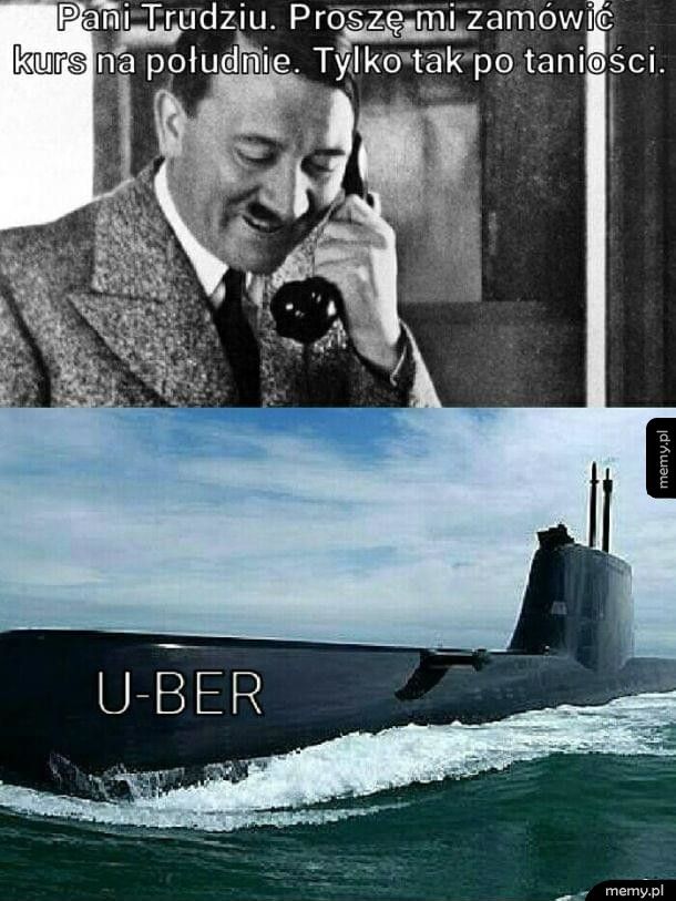 Uber podpływa
