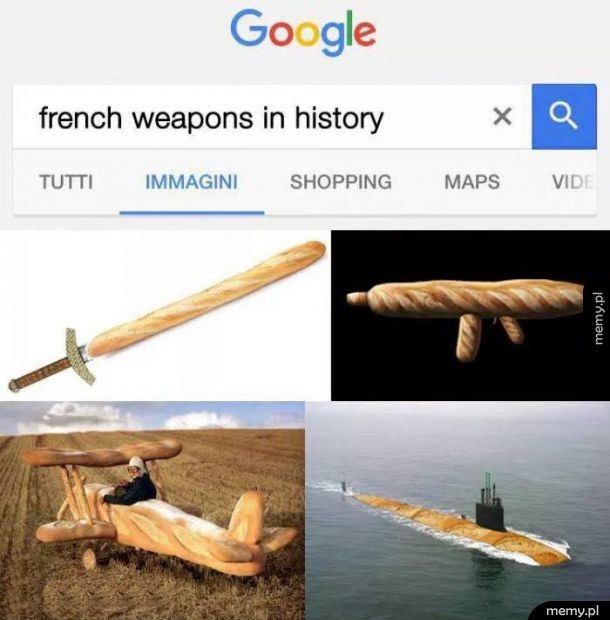 Historia francuskich broni