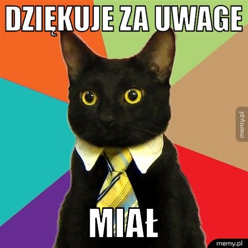 DZIĘKUJE ZA UWAGE MIAŁ
