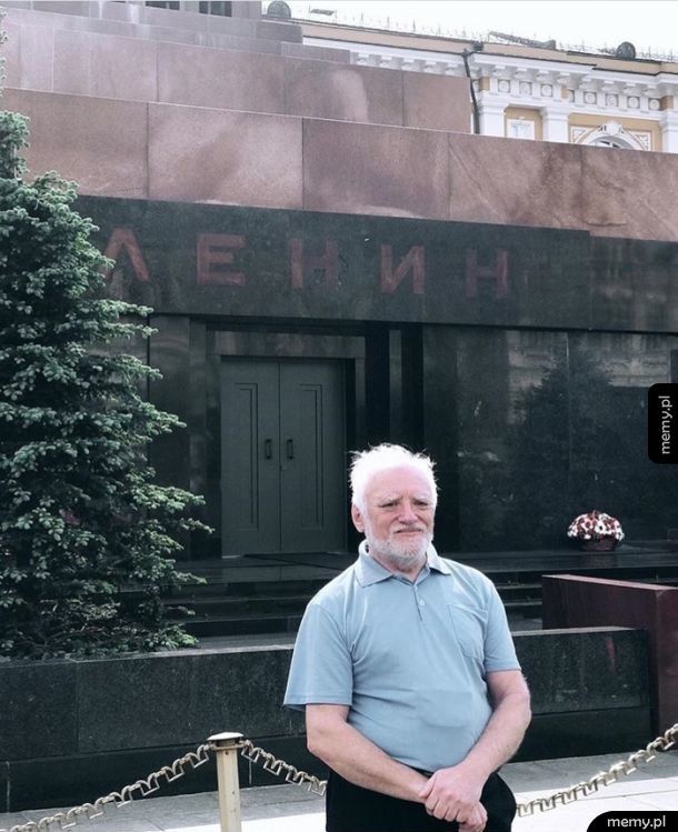 Harold w Mauzoleum Lenina
