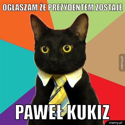 Ogłaszam że prezydentem zostaje Paweł kukiz