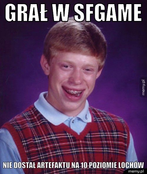Grał w SFGAME nie dostał artefaktu na 10 poziomie lochów