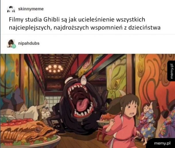 Ach te rozkoszne bajki studia Ghibli