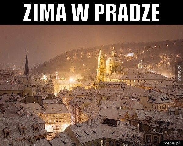 Zima w Pradze 
