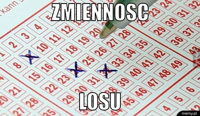 ZMIENNOSC LOSU
