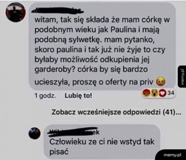 Córka w podobnym wieku