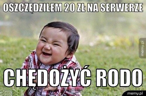 Oszczędziłem 20 zł na serwerze chędożyć RODO
