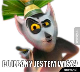 Pojebany jestem wisz?