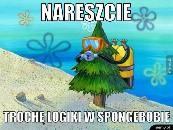 nareszcie   trochę logiki w SpongeBobie
