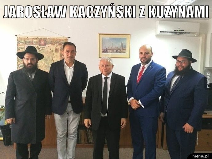 jarosław kaczyński z kuzynami 