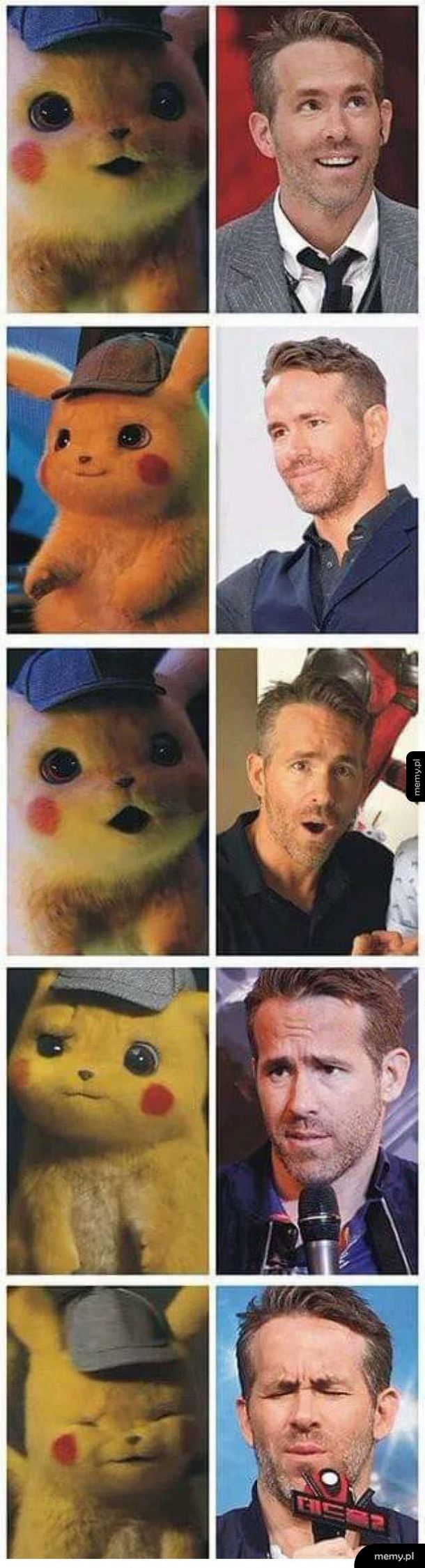 Pikachu to Ryan Reynolds