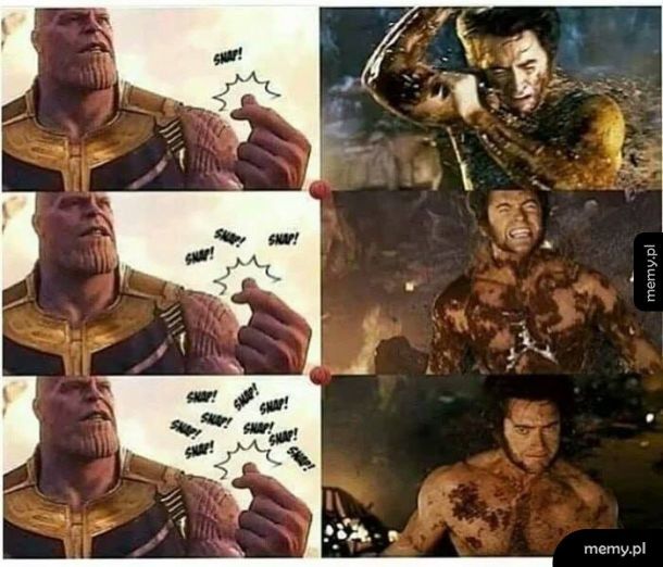 Thanos kontra Wolverine