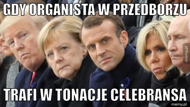 Gdy organista w Przedborzu Trafi w tonacje celebransa