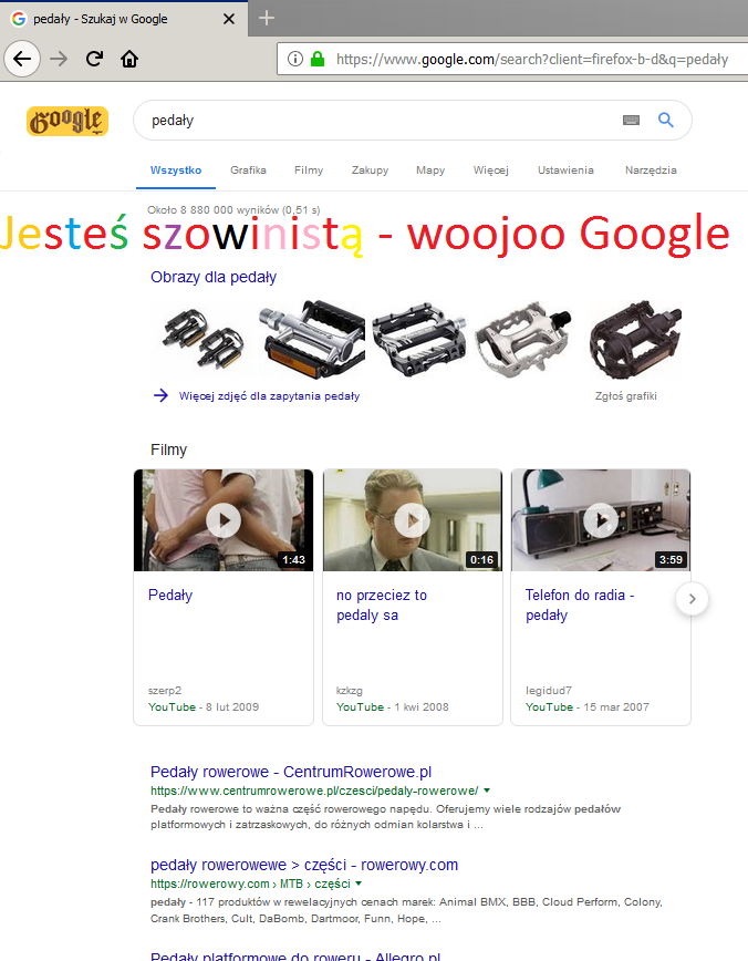 Szowinizm Google