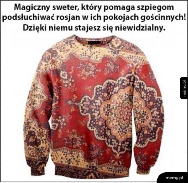 Szpiegowski sweter