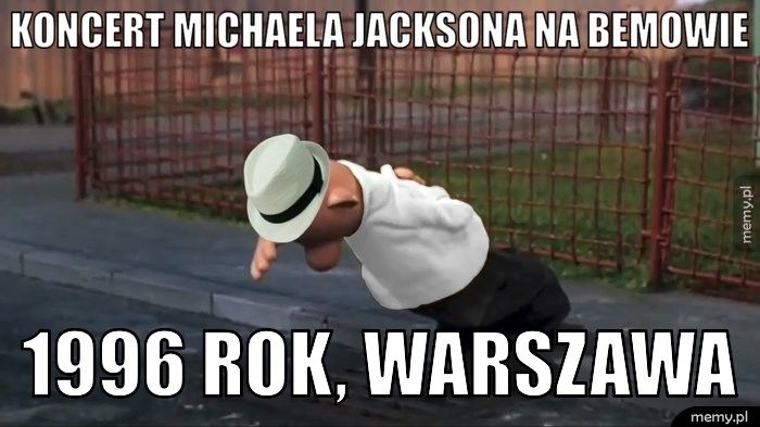  KONCERT MICHAELA JACKSONA NA BEMOWIE 1996 rok, warszawa