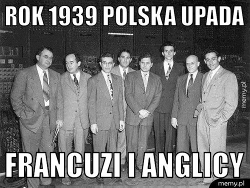 ROK 1939 Polska upada Francuzi i Anglicy