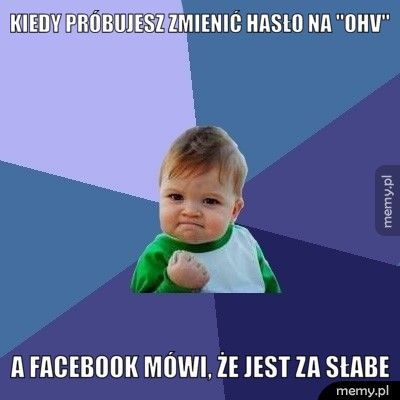 Kiedy próbujesz zmienić hasło na