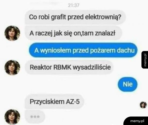 Grafit przed elektrownią