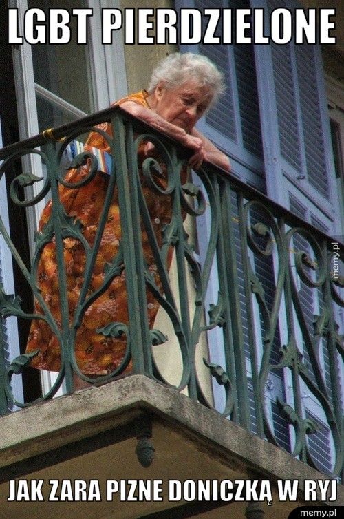lgbt pierdzielone jak zara pizne doniczką w ryj