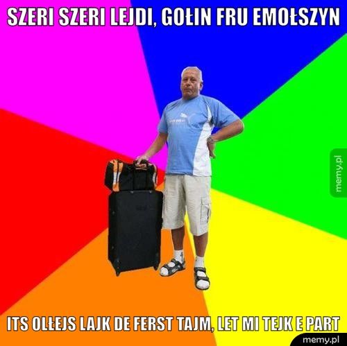 szeri szeri lejdi, gołin fru emołszyn its olłejs lajk de ferst tajm, let mi tejk e part