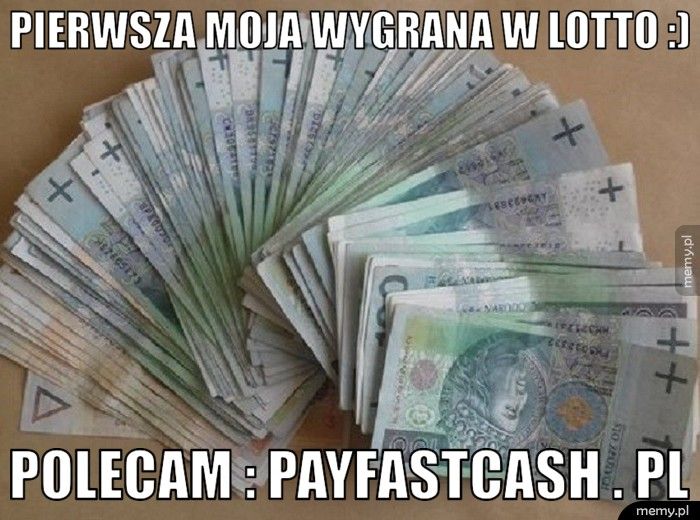 Pierwsza moja wygrana w Lotto :) Polecam : payfastcash . pl