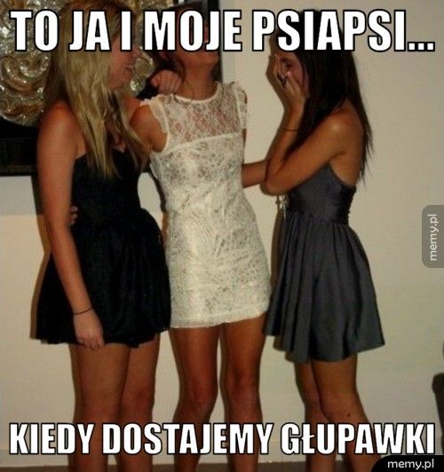 To ja i moje psiapsi... Kiedy dostajemy głupawki