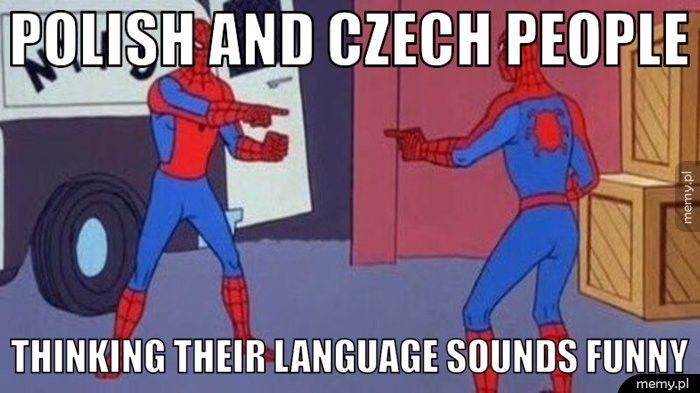 Polish and Czech people thinking their language sounds funny