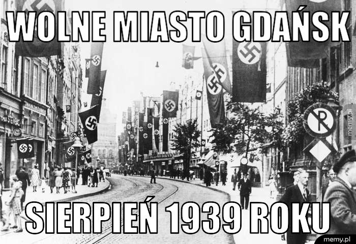 Wolne Miasto gdańsk Sierpień 1939 roku