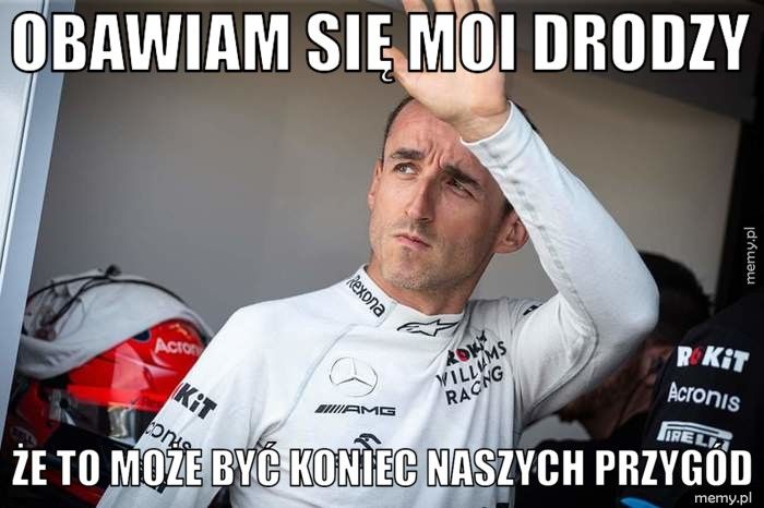 Obawiam się moi drodzy że to może być koniec naszych przygód
