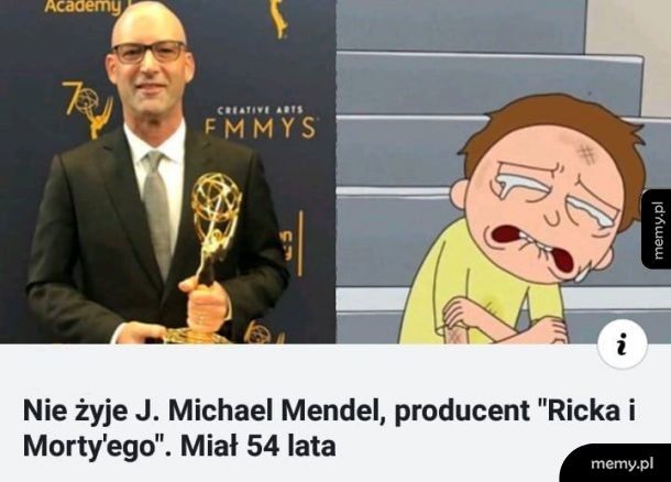 Nie żyje producent "Ricka i Morty'ego" J. Michael Mendel